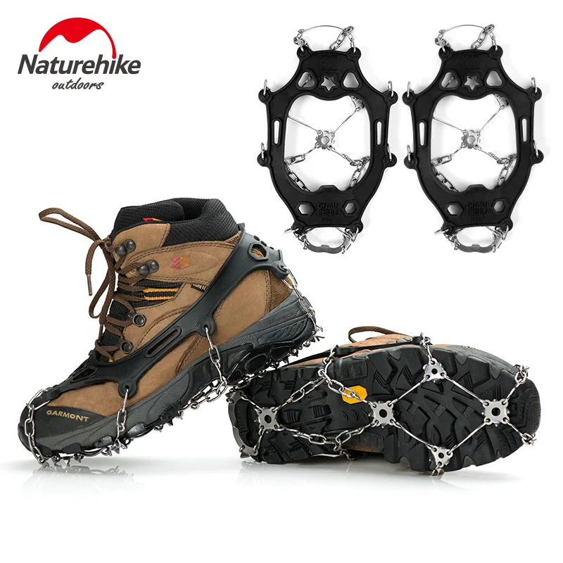 Naturehike 1 пара Открытый 21 Зубы косточек Противоскользящий ледяной Захват Бутсы