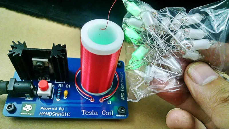 Мини Катушка Тесла маленькая катушка электрическая игрушка физический