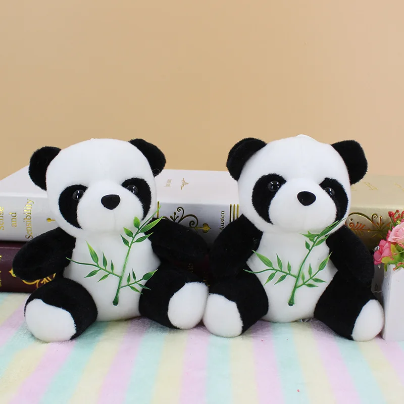 cute panda plush toy small 18cm lovely soft doll one lot/ 10 pcs party activity Christmas gift s2381 | Игрушки и хобби