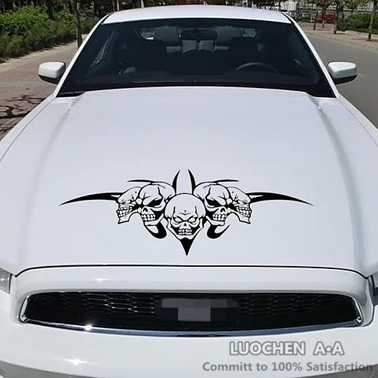 Автомобильные наклейки Skulls Ghost Rider Evil креативные смешные авто тюнинг Стайлинг 100