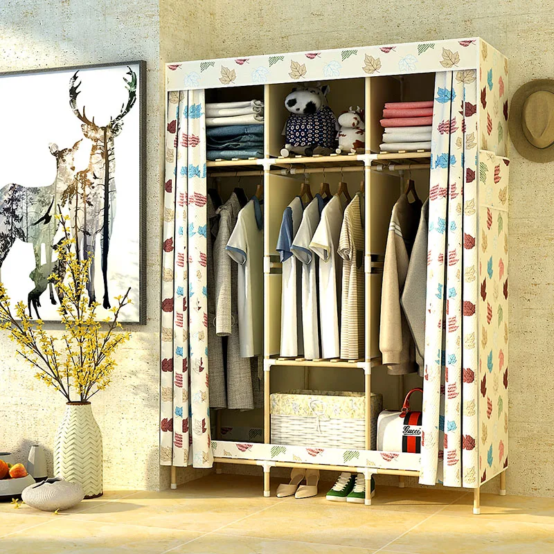 Новинка 2019 шкаф-гардероб из нетканого материала шкафы для хранения больших и