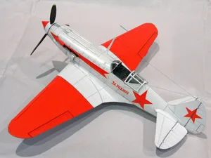 DIY Бумажная модель 1:32 MiG-3 sovit WW II Night Fighter зима 1942 3D DIY бумажная игрушка ремесла