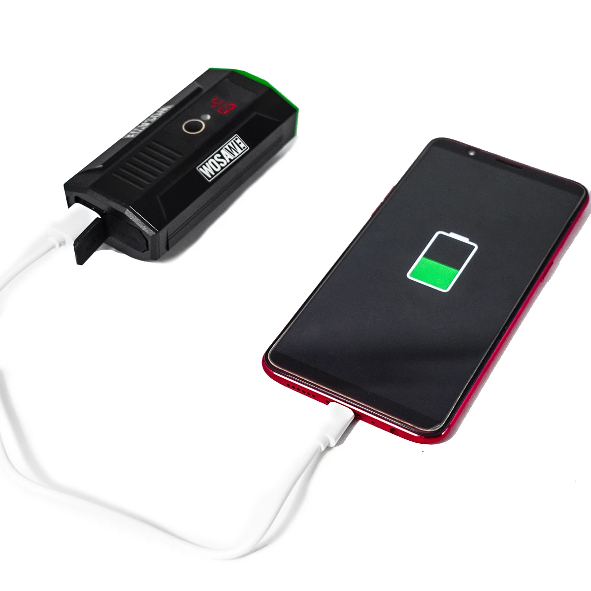 WOSAWE светодиодный перезаряжаемый велосипедный фонарь USB двойная лампа фара для