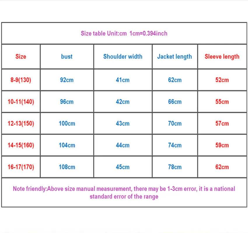 

8-17 Year School Boys Girl Winter Thick Warm Coat Kids Cotton Down Jacket Outwear Children Outdoor Waterproof Windproof Snowsuit