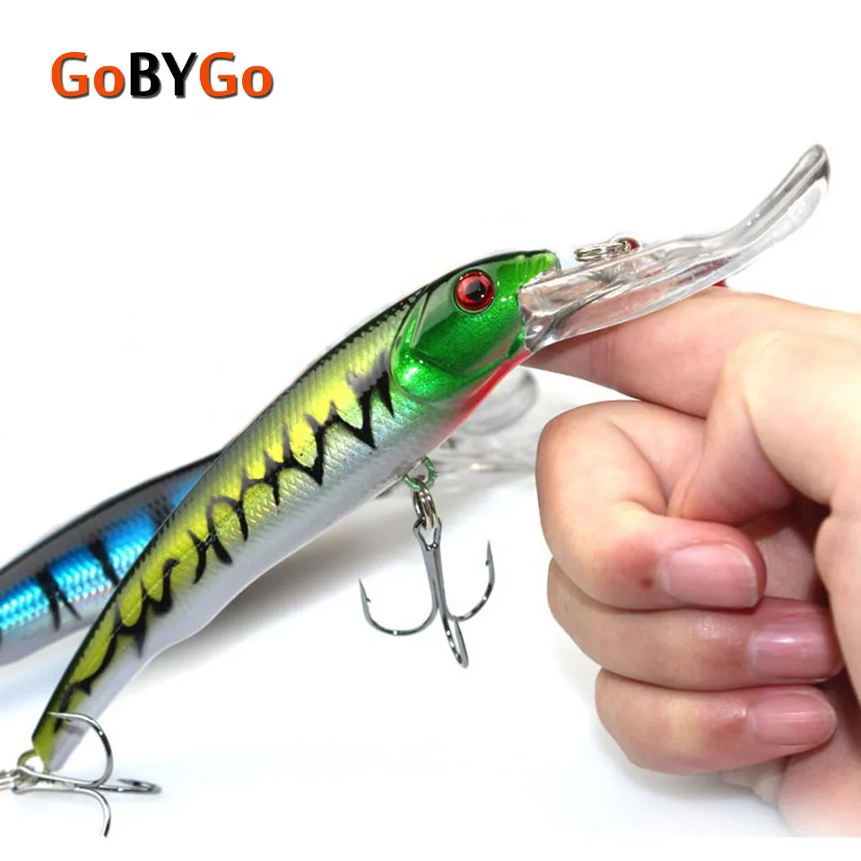 GoByGo 1 шт. 28 8 г 16 5 см Minnow рыболовные приманки японские плавание на глубине морской