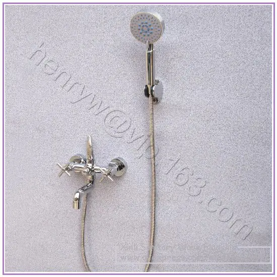 L15788 роскошный настенный хромированный латунный Смеситель для ванны и душа|brass