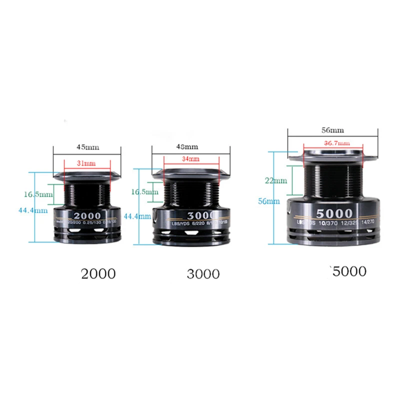Рыболовная катушка аксессуары 2000/3000/5000 для Shimano Daiwa ABU чашка рыболовной лески