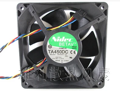 TA450DC B35502-35 120*120*38 мм 12 В а см вентилятор с мельницей (4 контакта 5 отверстий) |