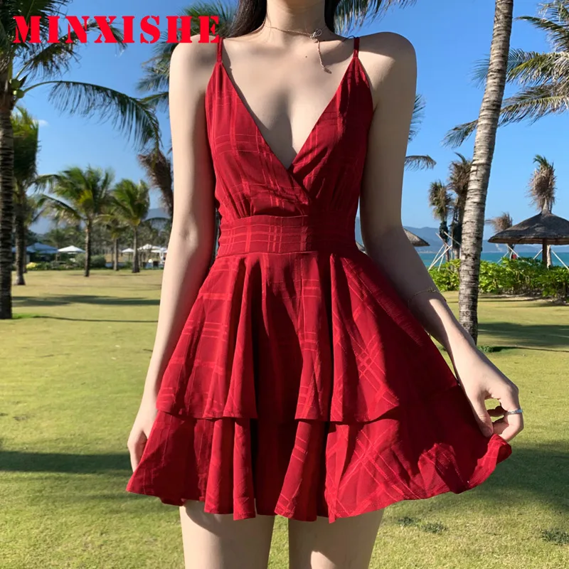 Летнее женское платье 2019 пикантные Винтаж облегающее элегантное с низким