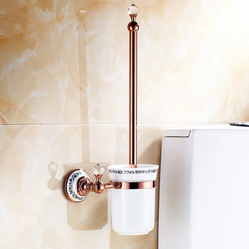 Держатели для туалетных щеток настенные аксессуары ванной комнаты из латуни и