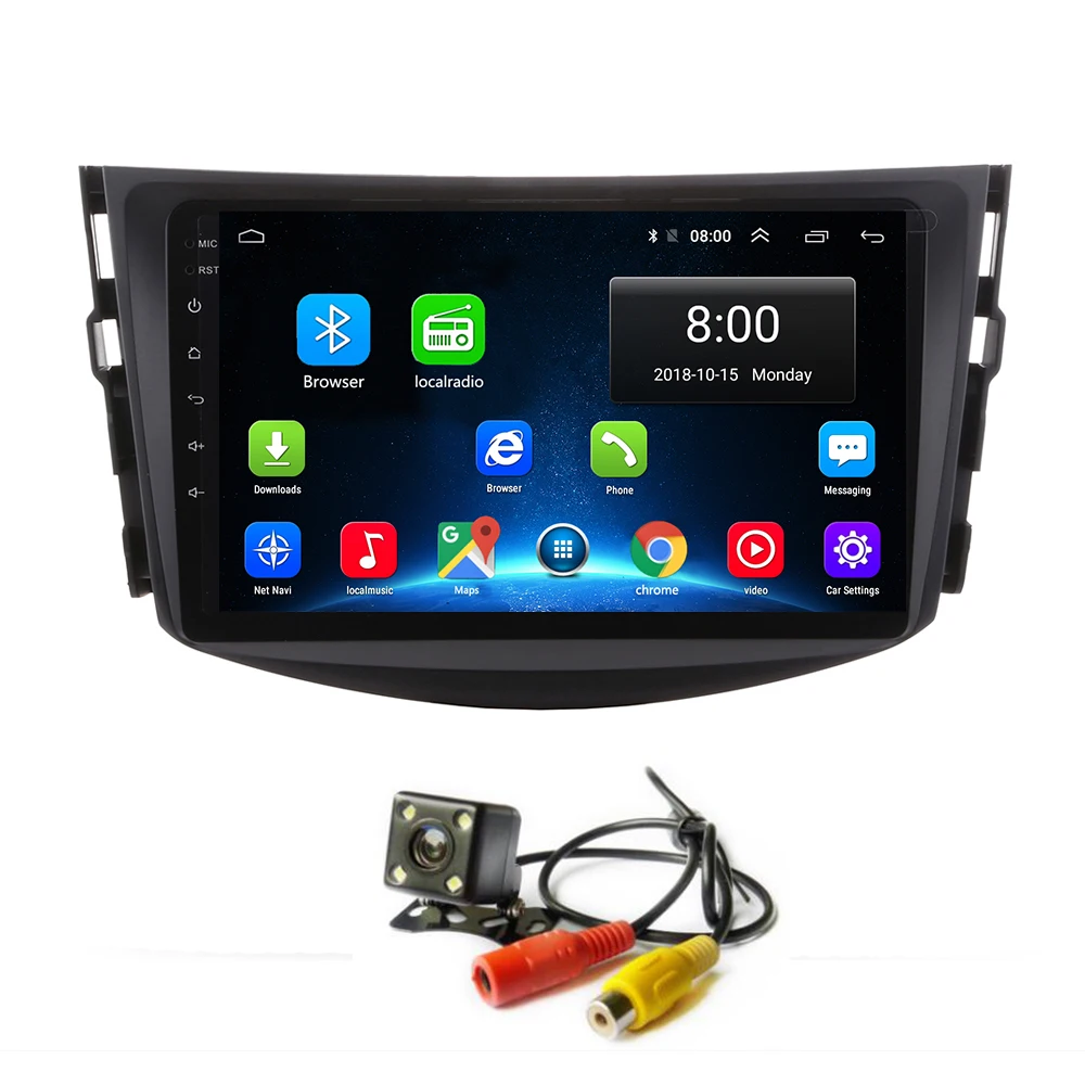 Android 8 1 автомобильное радио GPS навигация для Toyota RAV4 RAV 4 2007 2011 Авто мультимедиа