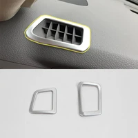 car accessories interior decoration abs front upper air vent outlet cover trims for toyota land cruiser 2016 car styling