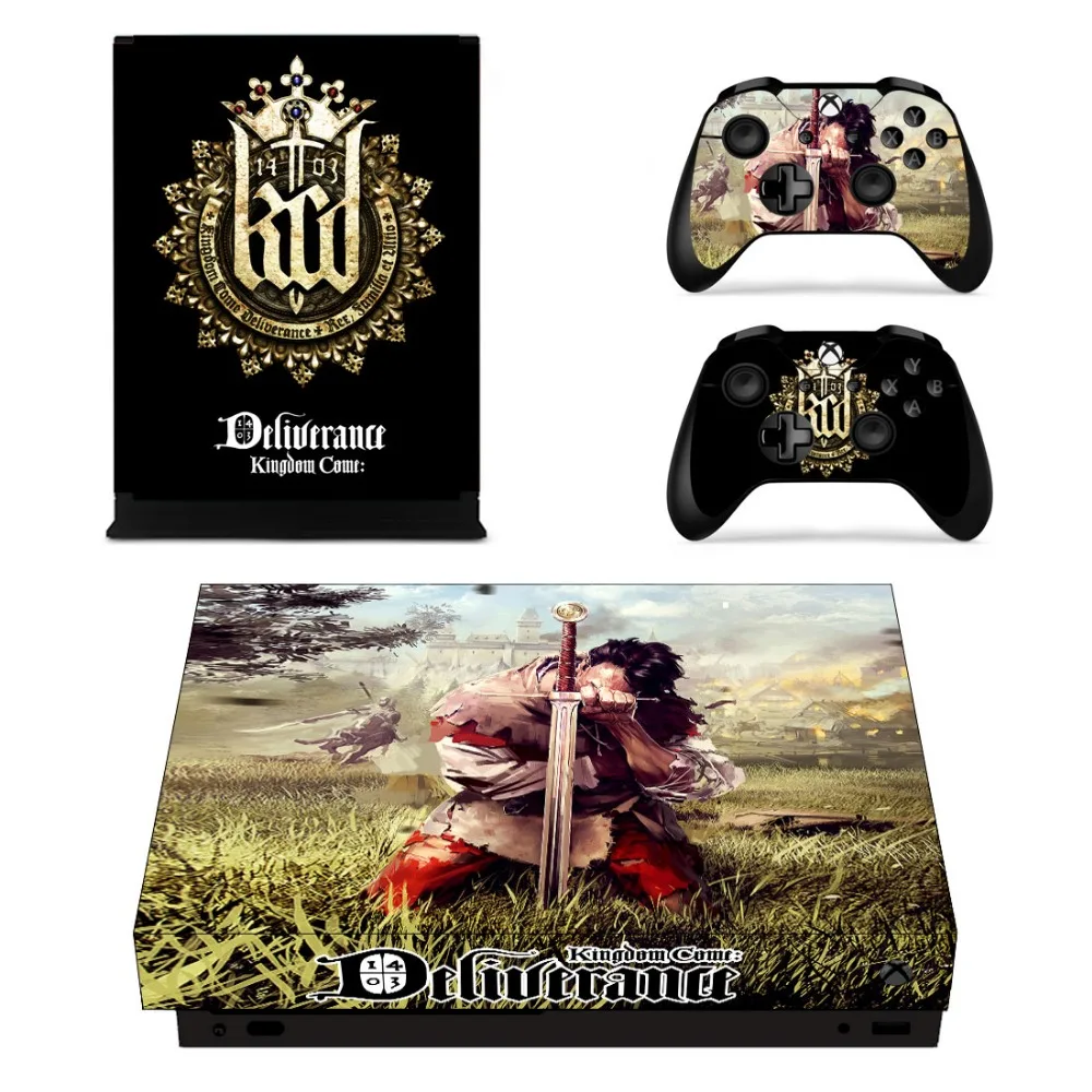 Виниловые наклейки Skin Kingdom Come Deliverance для Xbox One X консоль и контроллер наклейка