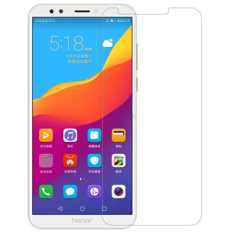 Закаленное стекло для Huawei Y9 2018 7A 6C Pro Защитная пленка экрана Honor 8 9 Lite P20 P8 P9 2017