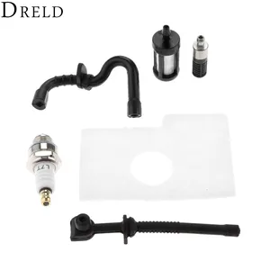 Воздушный фильтр DRELD 6 шт.компл., комплект свечей зажигания масляного топлива для Stihl 017 018 MS170 MS180 MS 170 180, запчасти для бензопилы
