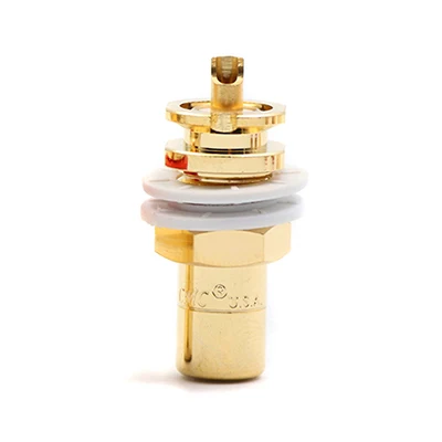 1 piece Hifi усилитель RCA разъем cmc816u RCA для аудио динамик медь позолоченный cmc816 RCA разъем - Цвет: 1 piece