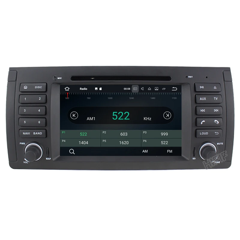 Автомобильный DVD-плеер PX6 7 &quot Android 10 Восьмиядерный GPS HDMI для BMW E39 M5 2009 2000 2001 2002 2003/7