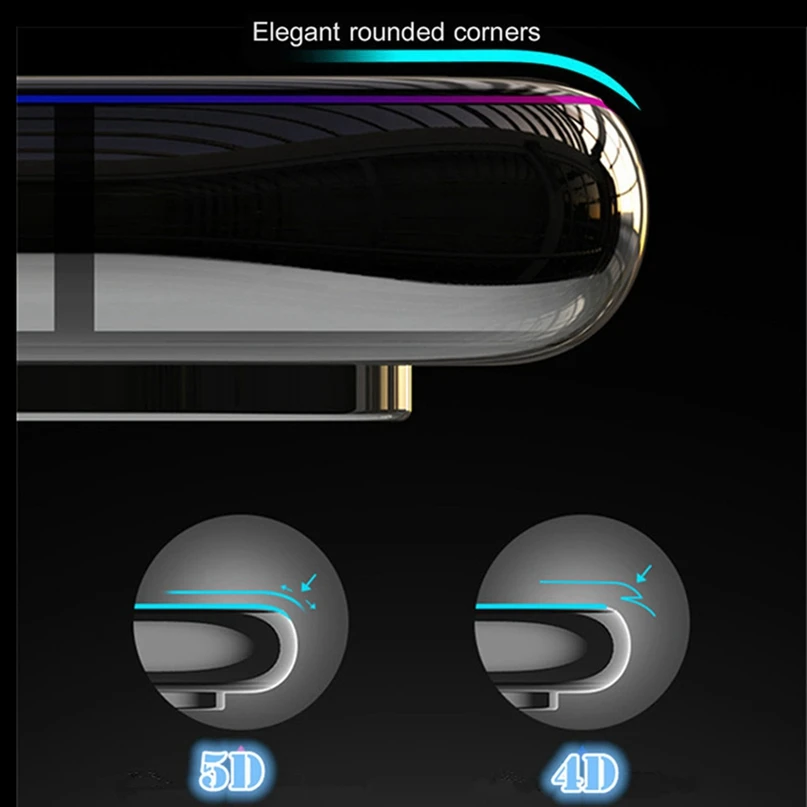 5D стекло для Huawei Honor v30 10 Lite P30 P20 защитное закаленное Pro Nova 6 8x9x10 8C Magic 2|Защитные
