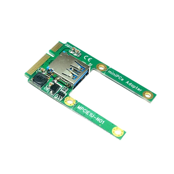 10 шт./лот Mini PCIe к USB2.0 адаптер карта мини PCI Express слот расширения USB 2 0 интерфейс