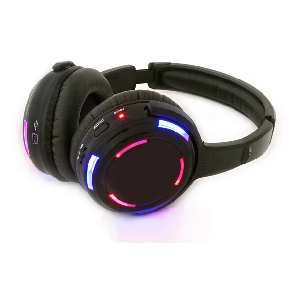Беспроводные Светодиодные наушники Silent Disco compete system 500 м комплект из 50 наушников + 2