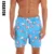 Мужские быстросохнущие летние шорты Escatch, пляжные шорты для серфинга с принтом s, Siwmwear, Бермуды для плавания с принтом фламинго - изображение