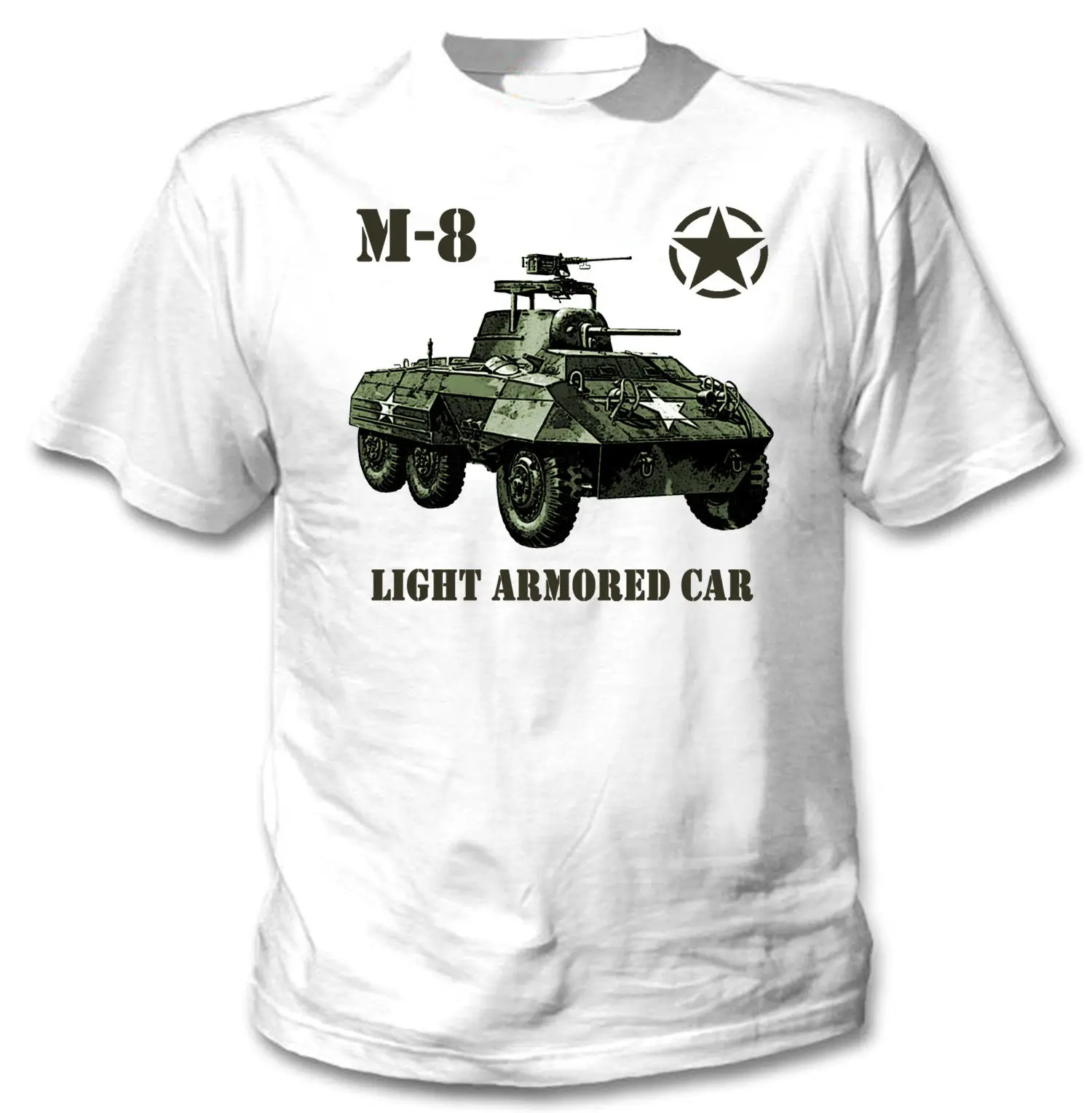 

2019 M8 LIGHT ARMORED CAR - NEW AMAZING GRAPHIC TSHIRT- S-M-L-XL-XXL