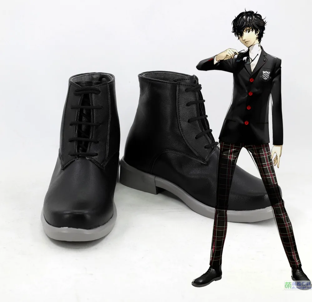 

Cosplay Costume Persona5 Cosplay Bboots Cos Black Shoes