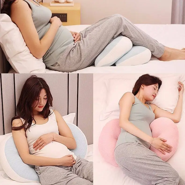 7 Colors Side Sleeping Pregnant Women Pillow Leg Waist Support Nap Breathable Soft Maternity Body U Shape Cushion |
