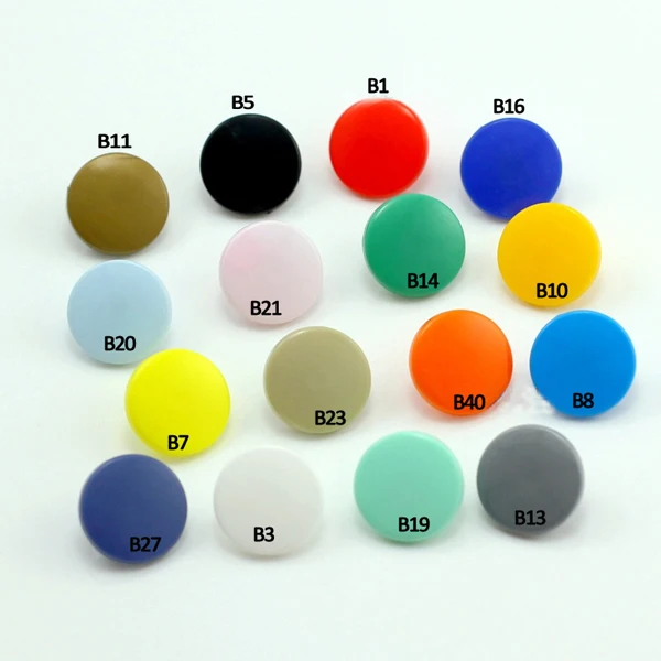 

200sets Plastic snap buttons KAM plastic nylon 16colors snap fastener 4-part buttons for kidswear, rainwear T-5-004