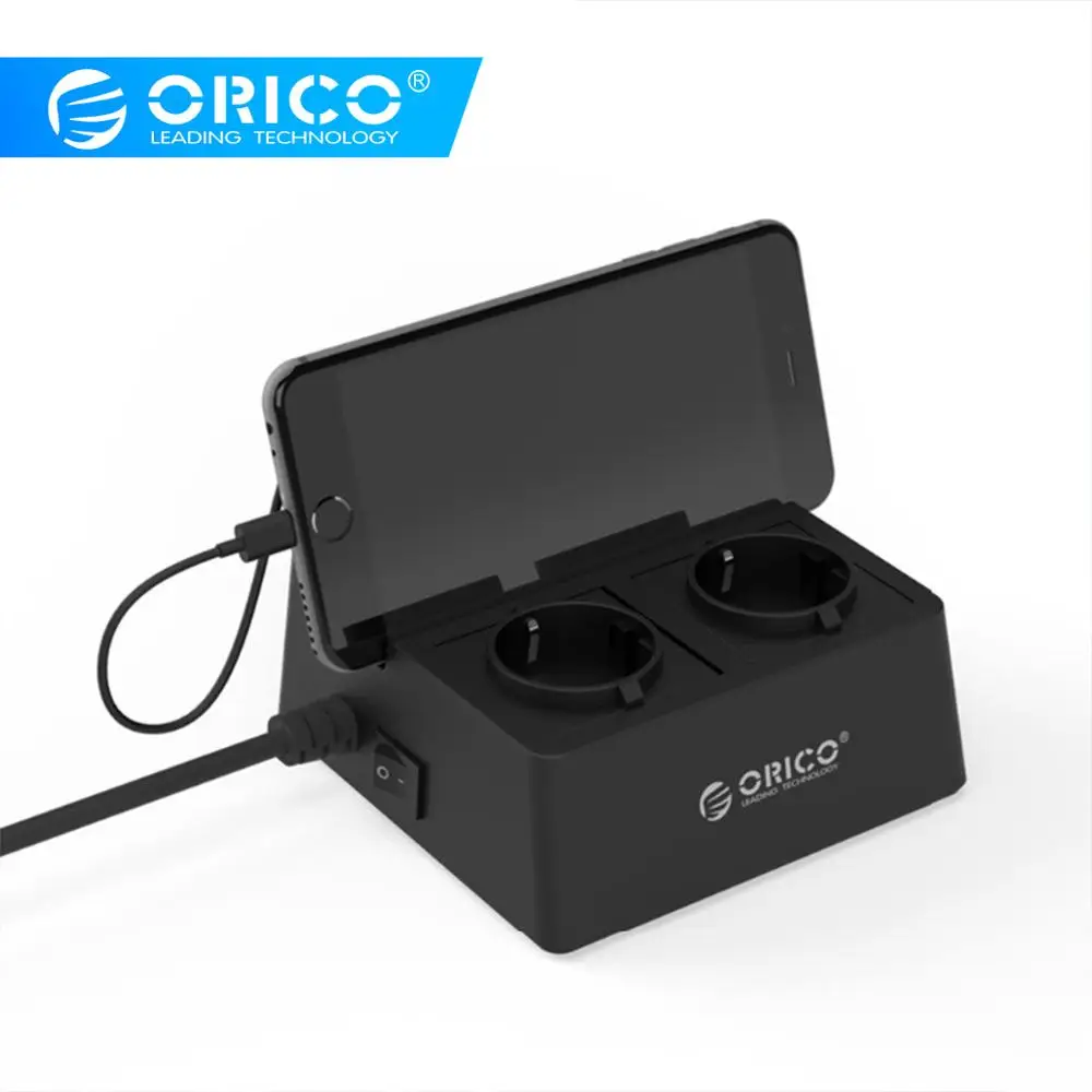 ORICO ODC офисный дом 2 AC штепсельная вилка европейского стандарта с 5 портами USB