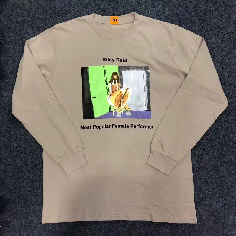 Kanye West X, футболка для мужчин и женщин, 1:1, высокое качество, повседневные футболки с длинными рукавами, футболки, футболка