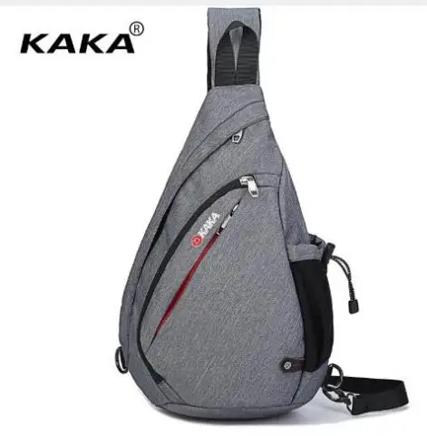 Бренд KAKA, мужские сумки-мессенджеры, нагрудная сумка, Мужская большая мужская сумка через плечо, зарядка через usb, сумки через плечо, нагрудная сумка, Холщовая Сумка для мужчин