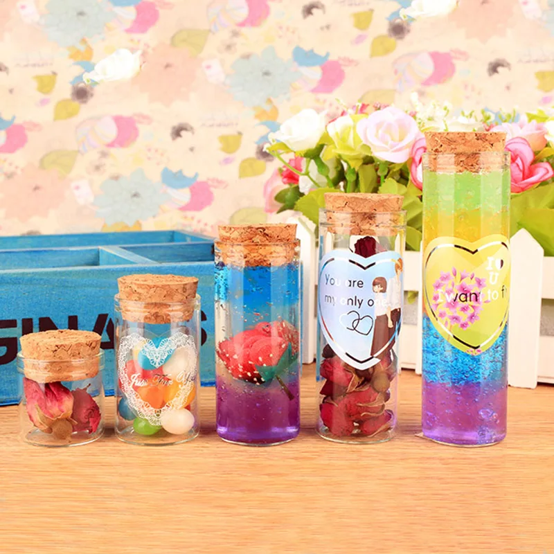 10 шт прозрачные маленькие стеклянные банки для украшения стола левитации