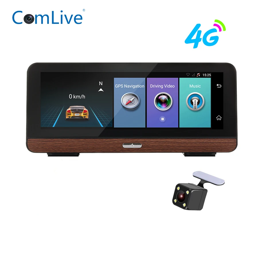 Camlive E03 8 &quot4G ADAS видеорегистратор full HD1080P двойная камера gps навигация