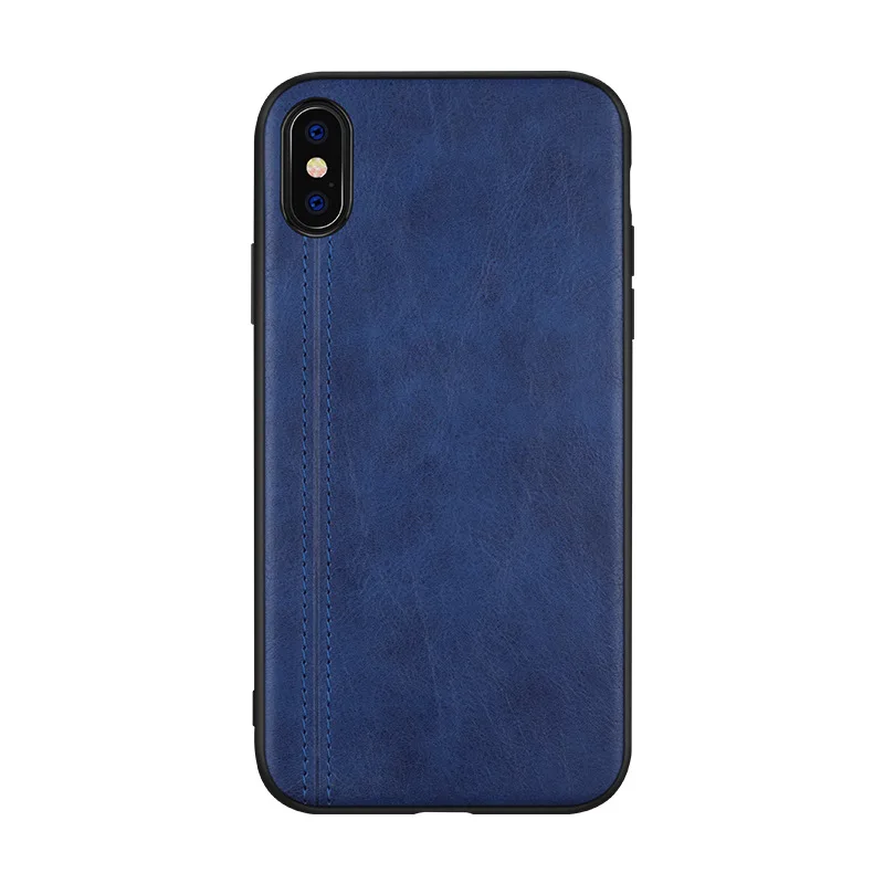 New Fall-Proof Protective Leather Case For iPhone 6 7 8 Plus Cover Iphone Xs Retro-Textured Mobile Phone |