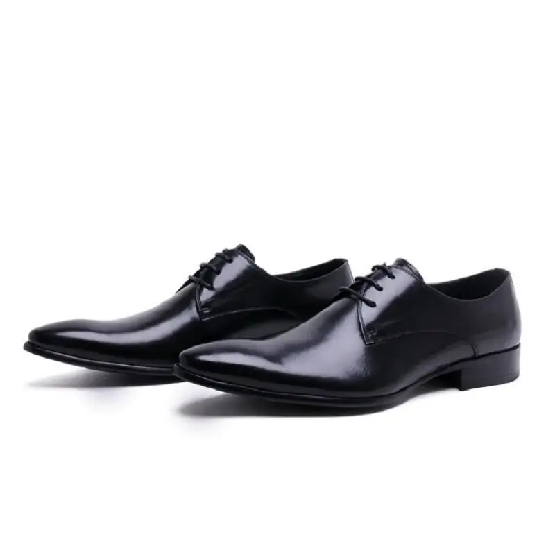 MYCOLEN New High Quality Genuine Leather Man Business Shoes Woven Breathable Gentle Brand Heren Schoenen | Обувь