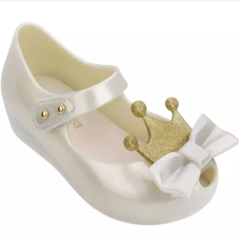 Мини сандалии Melissa с бантом для девочек Новинка 2019 года прозрачные детские