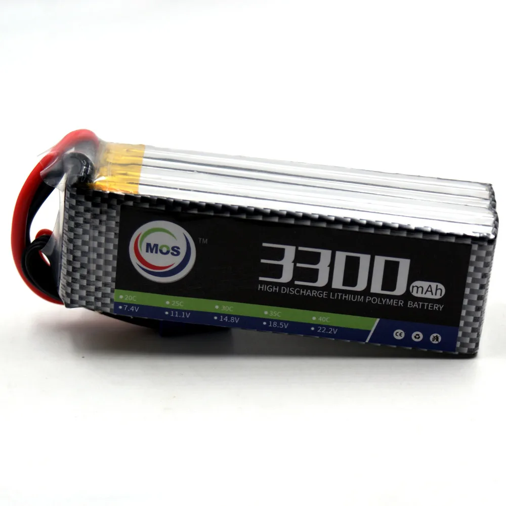 MOS 6S RC Lipo батарея 22,2 v 3300mAh 40C для RC самолета вертолета грузовика автомобиля AKKU