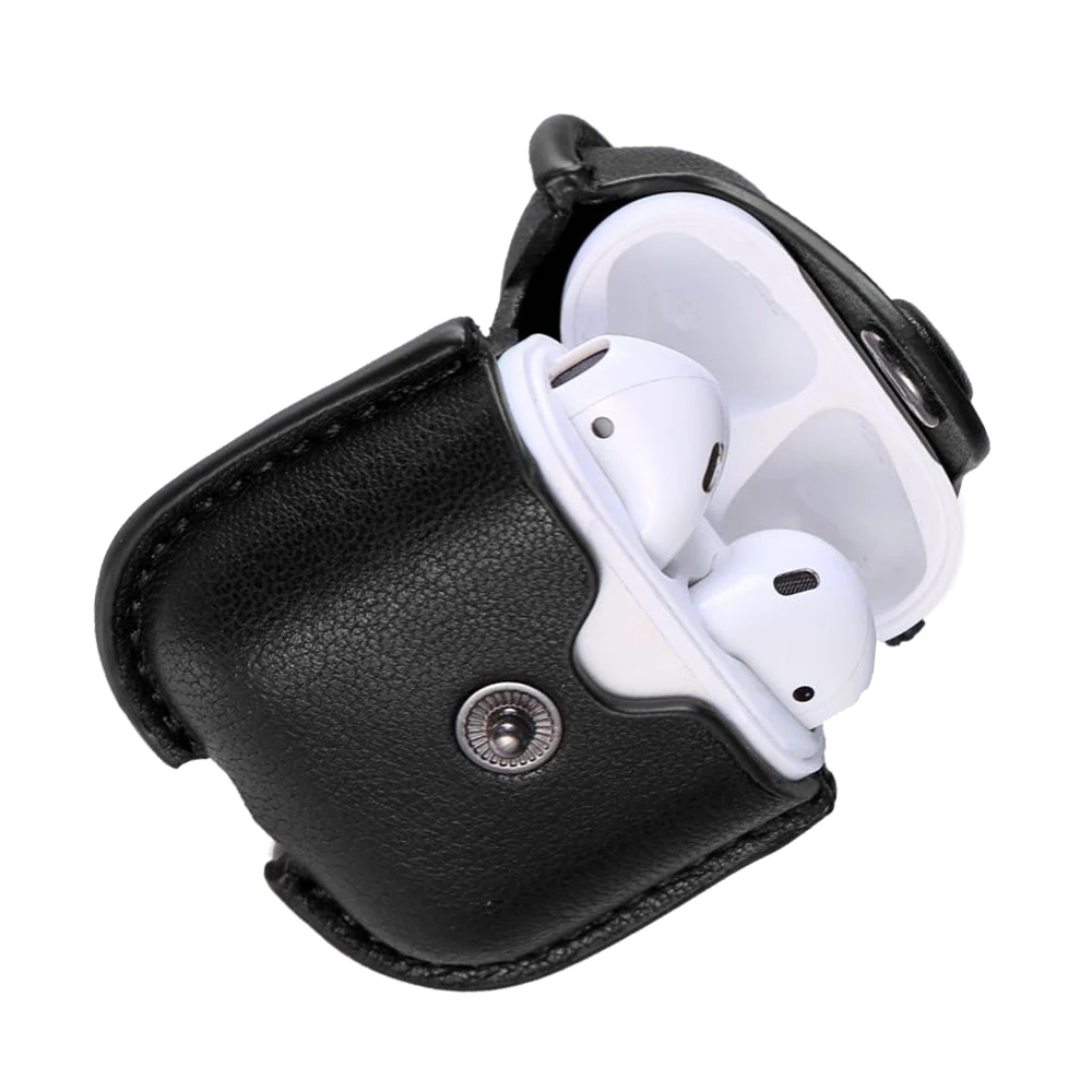 Мягкий чехол для Apple Airpods 2, аксессуары для iPhone AirPods, чехол для ключей, роскошная кожаная сумка для хранения, чехол для наушников с брелком