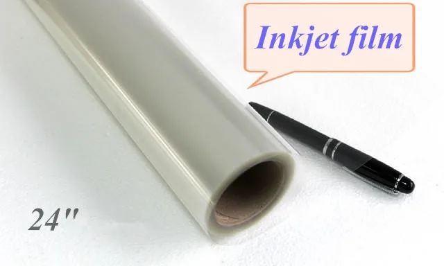 

24 "размер 100% прозрачная струйная печать пленка для струйного принтера