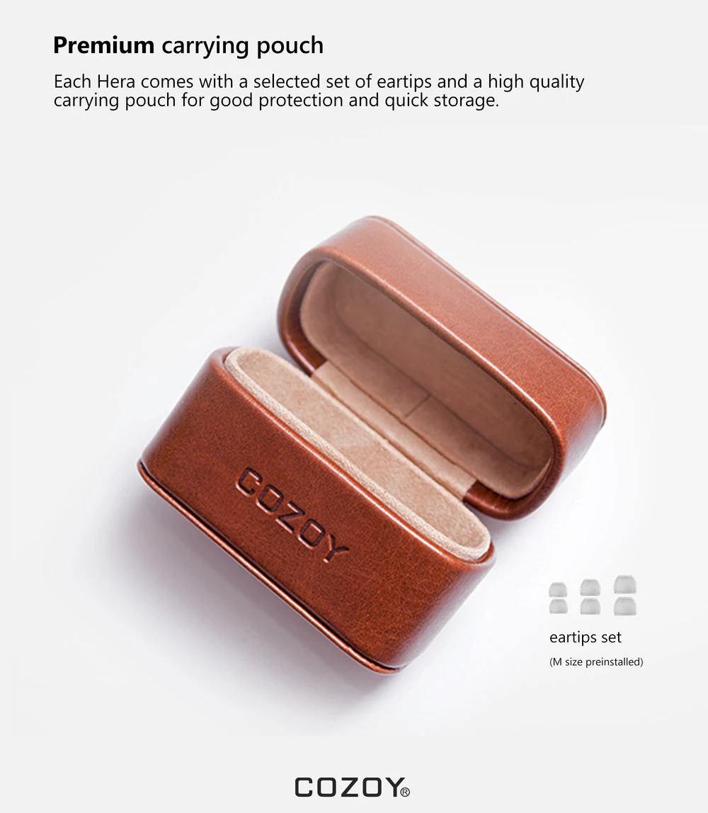 COZOY HERA C103 Динамический драйвер HIFI аудиофиловые наушники-вкладыши IEM