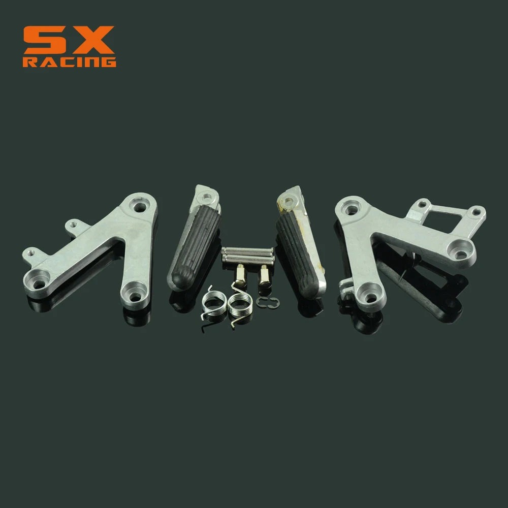 

Motorcycle Silver Street Bike Front Foot Pegs Pedal Footrest For HONDA CBR400 CBR 400 NC29 NC 29 90 91 92 93 94 95 96 97