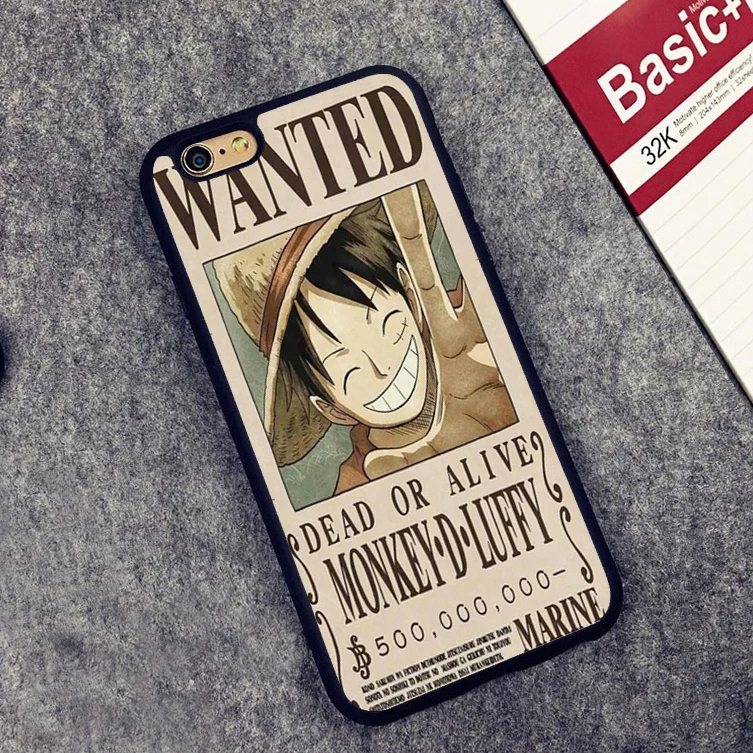 one piece trafalgar law logo Soft TPU Silicone Protective case Cover For iPhone X 8 7 7Plus 6 6S Plus 5 5S 5C SE Back Shell |