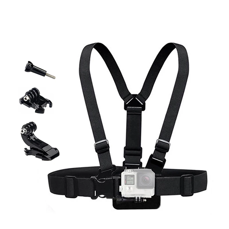 Спортивная камера для Gopro 7 6 5 4 3 + аксессуары регулируемый нагрудный пояс с