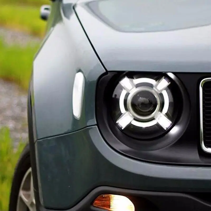 Светодиодный проектор ксеноновые HID фары в сборе для Jeep Renegade 2015 2016|headlight assembly|xenon
