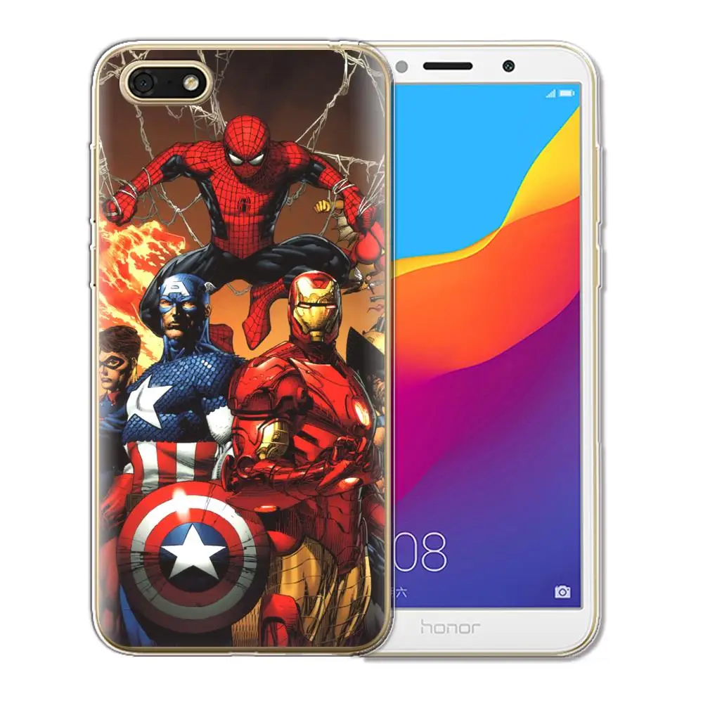8173 Venom Deadpool Fundas для huawei Honor 7A 7 а русская версия шикарные чехлы для huawei Honor7A 5,4" DUA-L22 чехол - Цвет: 8173