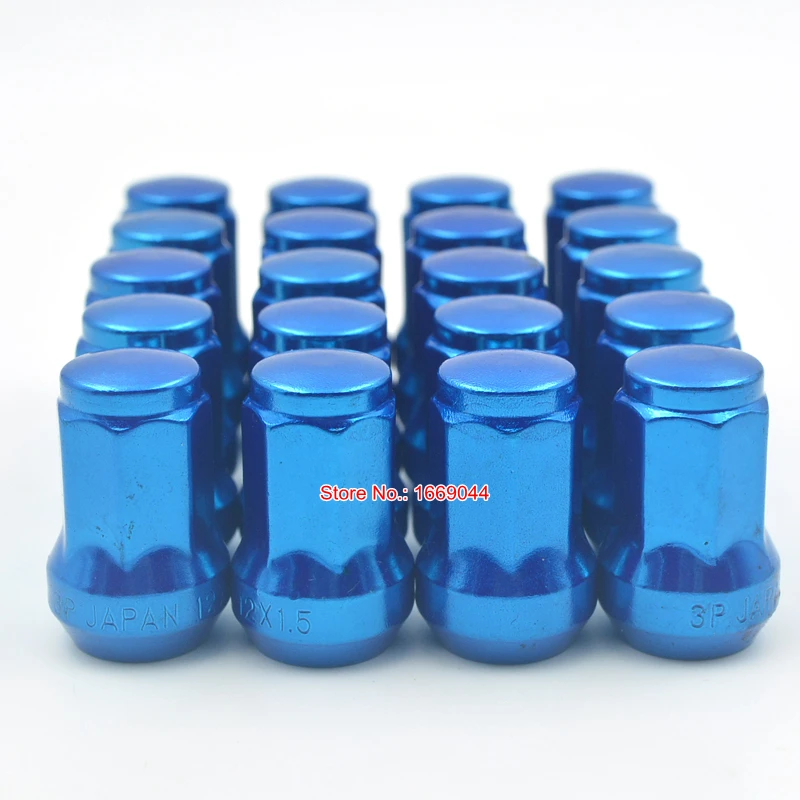 32 мм M12X1.5/M12X1.25 черный/красный/синий/Радуга Гоночные Колесные гайки