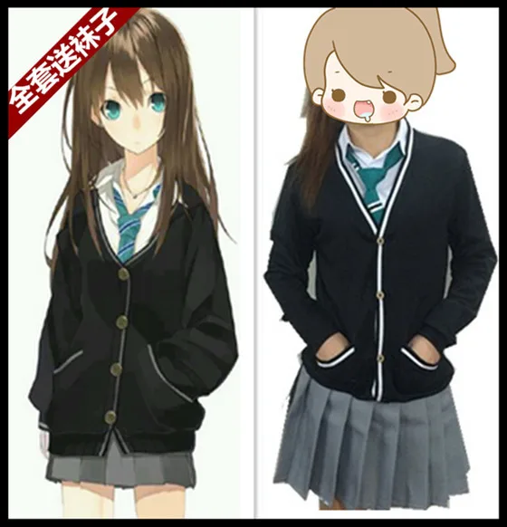Женский костюм для косплея из аниме Rin Shibuya японская школьная форма в стиле преппи