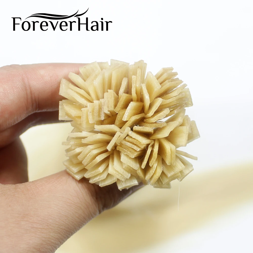 Накладные пряди для наращивания волос FOREVER HAIR 0 8 г/локон 14 дюймов 100% Реми 40