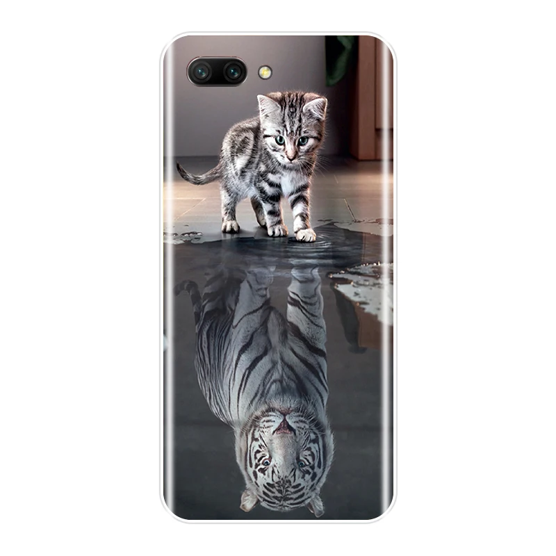 Чехол-накладка для Huawei Honor 7 8 9 10 Lite мягкий силикон с милыми животными 7S 7X 7A 7C Pro 8X MAX -